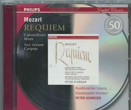 CD Peter Schreier: Mozart Requiem (Philips) 2001