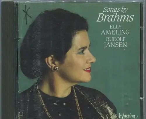 CD Elly Ameling: Songs By Brahms (Hyperion) UK 1991