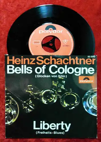 Single Heinz Schachtner: Bells Of Cologne / Liberty (Polydor 52 580) D 1965