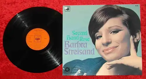 LP Barbra Streisand: Second Hand Rose (CBS H 048) Dt. Schallplattenclub