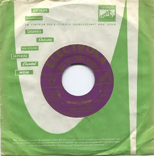 Single Eddie Constantine: Du bist mein liebster Gast (Electrola 45-EG 8680) D