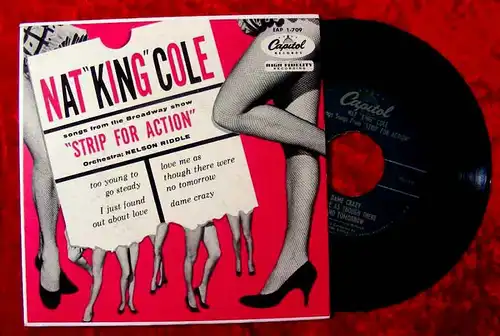 EP Nat King Cole: Strip for Action (w/ Nelson Riddle) Capitol EAP-1-709 (US)