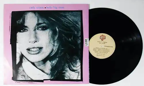 LP Carly Simon: Hello Big Man (Warner Bros. 26113) Brasilien 1983