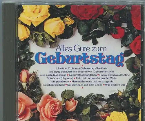 CD Alles Gute zum Geburtstag (Ariola) 1992