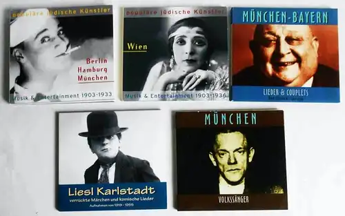 6 CD Populäre jüdische Künstler Wien Berlin Hamburg München Bayern (Trikont)