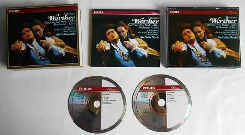 2CD Massenet: Werther - Sir Colin Davis Frederica von Stade (Philips) 1981