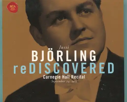 CD Jussi Björling: reDiscovered - Carnegie Hall Recital 1955 (RCA) 2003
