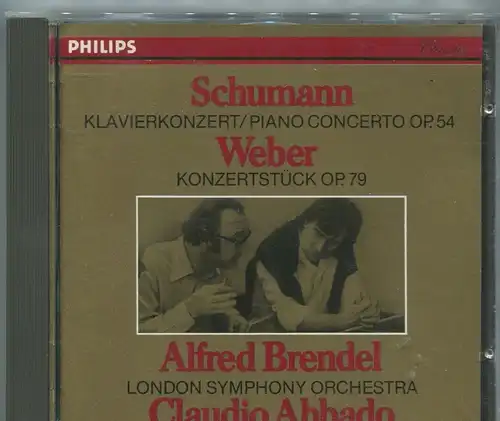 CD Alfred Brendel Claudia Abbado:  Schumann - Klavierkonzert Op. 54 (Philips)