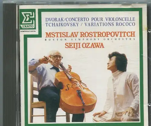 CD Mstislav Rostropovitch Seiji Ozawa: Dvorak - Concerto pour Violoncelle (1987)