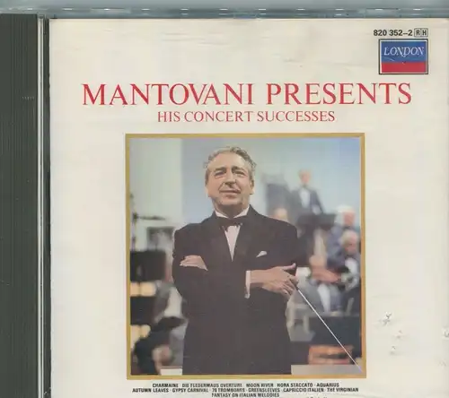 CD Mantovani Presents Concert Successes (Decca) 1986