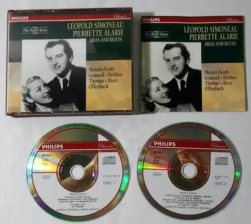 2CD Leopold Simoneau & Pierette Alarme: Arias and Duets (Philips) 1994