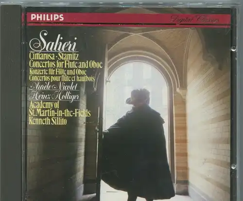 CD Auréle Nicolet Heinz Holliger Kenneth Sillito : Salieri - Cimarosa  (Philips)