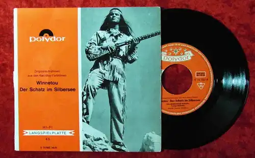 EP Martin Böttcher: Winnetou / Schatz im Silbersee (Polydor E 76 583 HiFi) D 64