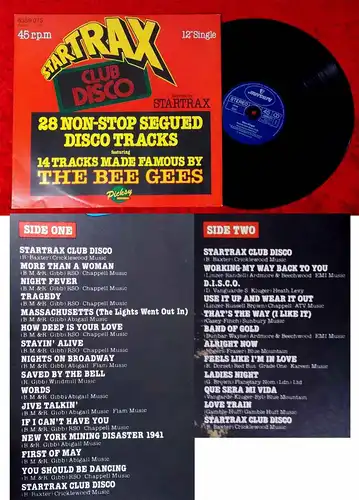 Maxi Startrax: 28 Non-Stop Segued Disco Tracks feat 14 Bee Gees Tracks D 1981