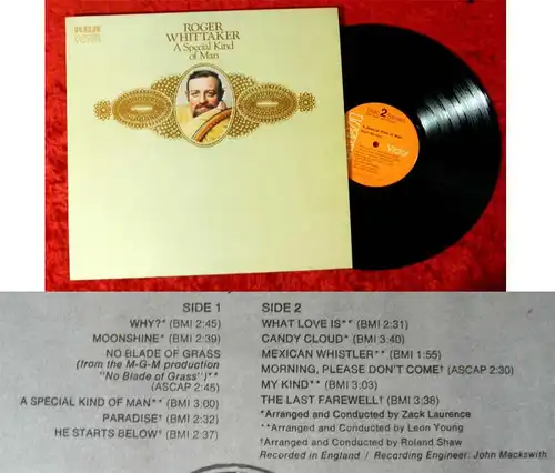 LP Roger Whittaker: A Special Kind of Man (RCA Victor LSP-4505) US 1971