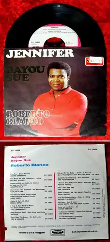 Single Roberto Blanco: Jennifer (Vogue DV 14844) D 1969