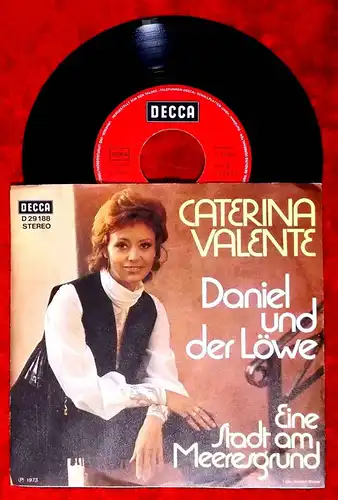 Single Caterina Valente: Daniel und der Löwe (Decca D 29  188) D 1973