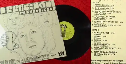 LP Uli Simon & Los Andariecos: Folklore de Latinoameric