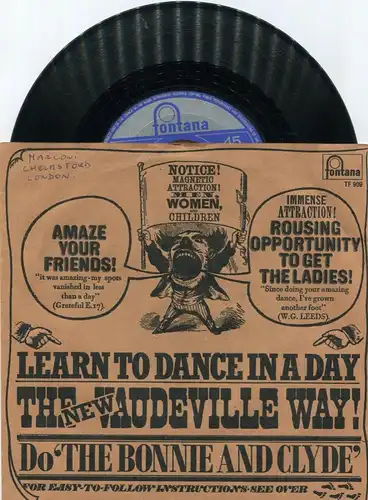 Single New Vaudeville Band: Bonnie & Clyde (Fontana TF 909) UK 1968