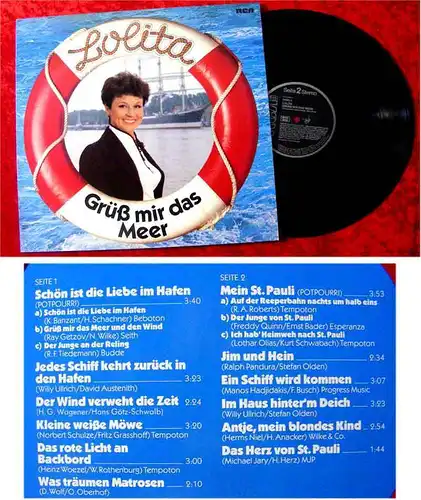 LP Lolita: Grüss mir das Meer (RCA) D