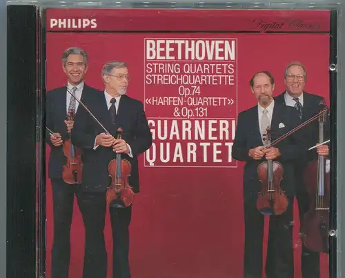 CD Guarneri Quartet: Beethoven String Quartets (Philips) 1989