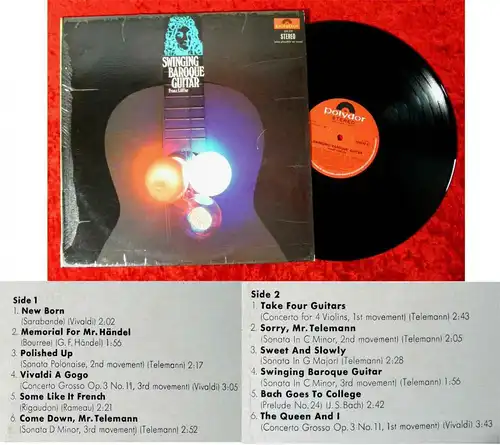 LP Franz Löffler: Swinging Baroque Guitar (Polydor 184 230 Stereo) Südafrika 69