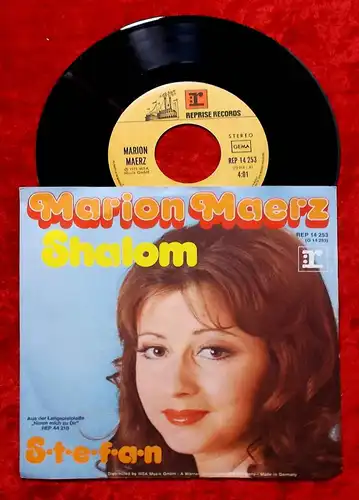 Single Marion Maerz: Shalom (Reprise 14 253) D 1973