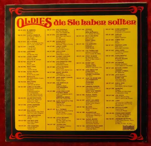 Single Chris Andrews: Yesterday Man (Bellaphon 100 07 169) Oldies Serie 1980