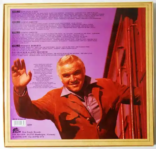 4 CD Box Bonanza Ponderosa Party Time (Bear Family) 1993 Starring Lorne Greene..
