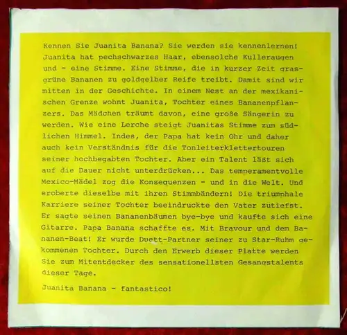 Single Peels: Juanita Banana (Karate 18 798 AT) D