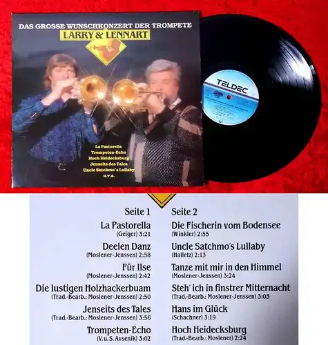 LP Larry & Lennart: Das große Wunschkonzert der Trompete (Teldec 626419 AS) D 85