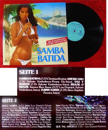 LP Samba Batida - die 20 schönsten Samba-Hits aus Rio