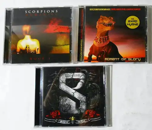 3 CD SCORPIONS - Sammlung -