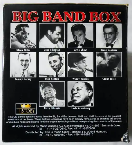 40CD Box Big Band Box - Die großen Musiker der Big Band Era  1929 - 1947