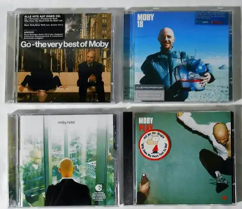 4 CD MOBY  - Sammlung -