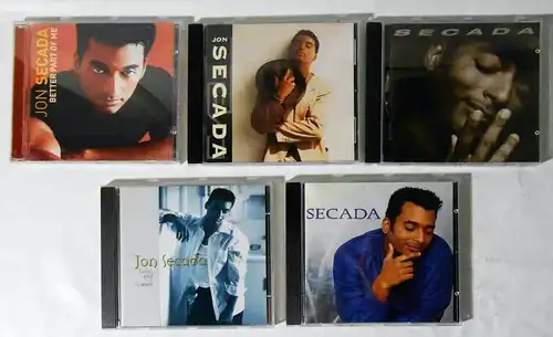 5 CD JON SECADA  - Sammlung -