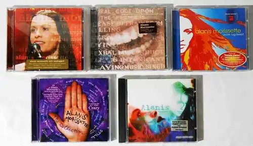 5 CD ALANIS MORISETTE  - Sammlung -