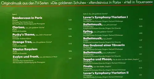 LP Die Welt der Vicki Baum - ARD TV Serie - Soundtrack (Teldec 625699 AP) D 1983