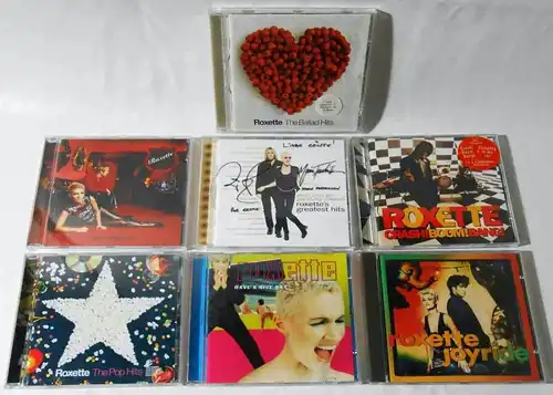 7 CD Roxette - Sammlung - teilw. rar