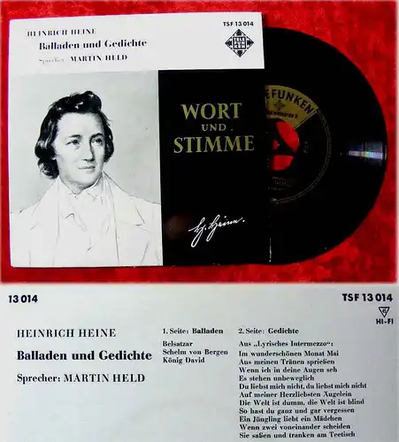 EP Martin Held: Balladen und gedichte von Heinrich Heine