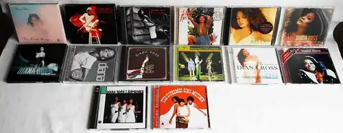 18 CD´s Diana Ross (...and Supremes)    - Sammlung -