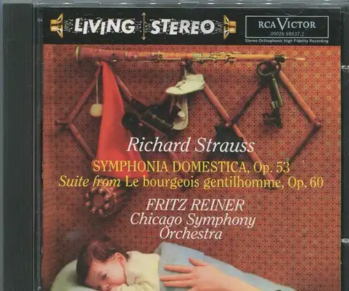 CD Fritz Reiner: Strauss - Symphonia Domestica  (RCA Living Stereo) 1997