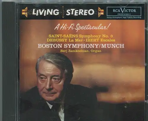 CD Charles Munch Boston Symphony: Saint-Saens - Symphony No. 3 (RCA) 1993