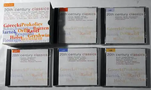 5CD Box 20th Century Classics (Disky) 1999 - Gorecki Prokofiev Khatchaturian....