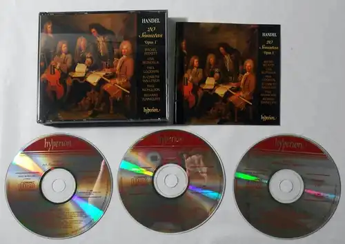 3CD Box Händel: 20 Sonatas Opus 1  (Hyperion) 1995