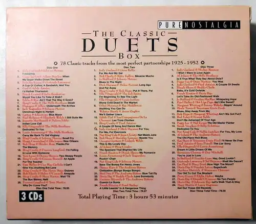 3CD Box The Classic Duets Box (Pure Nostalgia) 2005