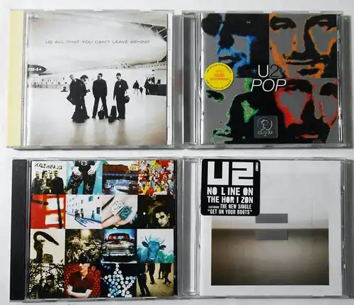 4 CD´s U2  - Sammlung -