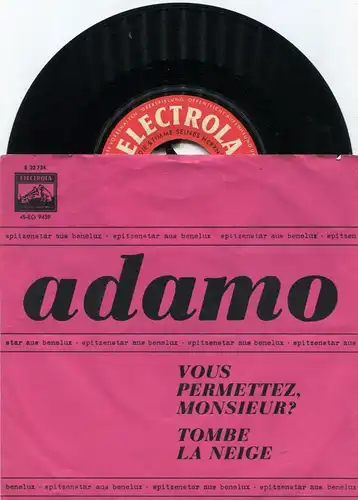 Single Adamo: Vous Permettez, Monsieur! (Electrola E 22 724) D