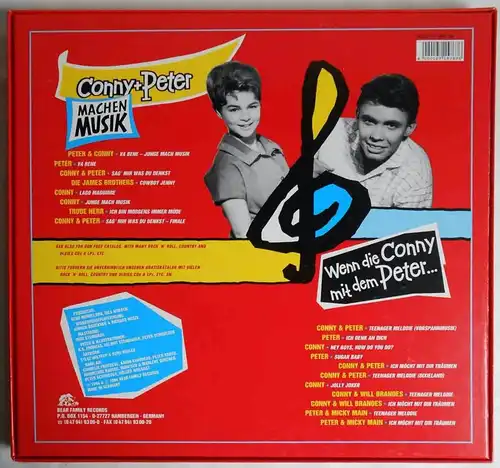 CD Box Conny & Peter machen Musik - Wenn die Conny mit dem... (Bear Family) 1994