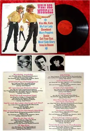 LP Welt des Musicals Paul Hubschmid Heidi Brühl, Peter